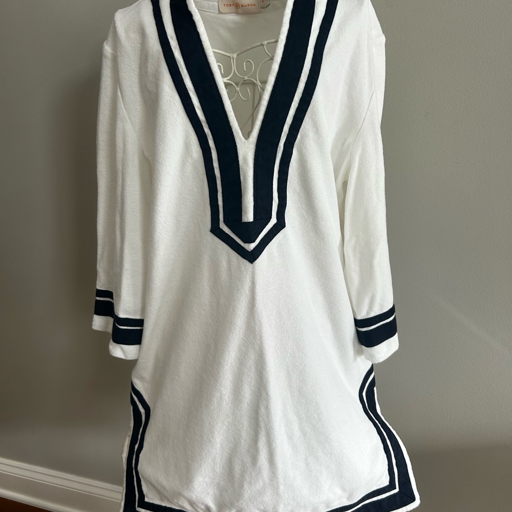 Tory Burch White Garment with Black Accents